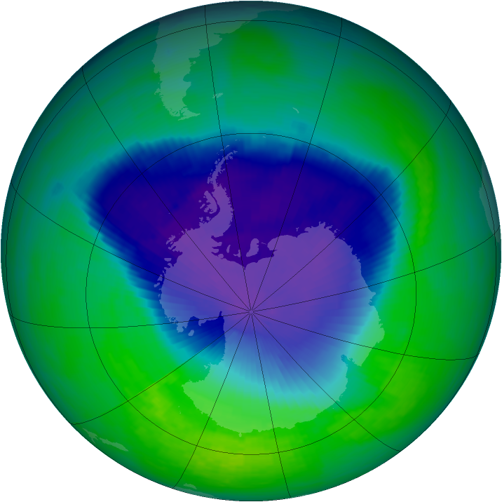 Ozone Map 1993-11-07